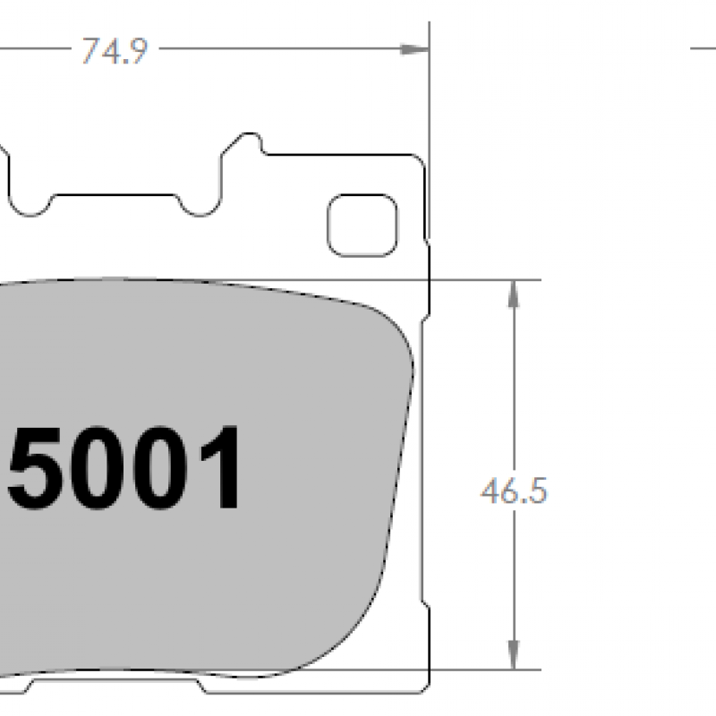 ABS-friendly for rear axles. Race brake pads - Toyota GR Yaris Sport / GR Corolla
rear pad